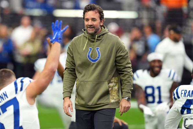 Jeff Saturday makes strong first impression with win in Indianapolis Colts  coaching debut