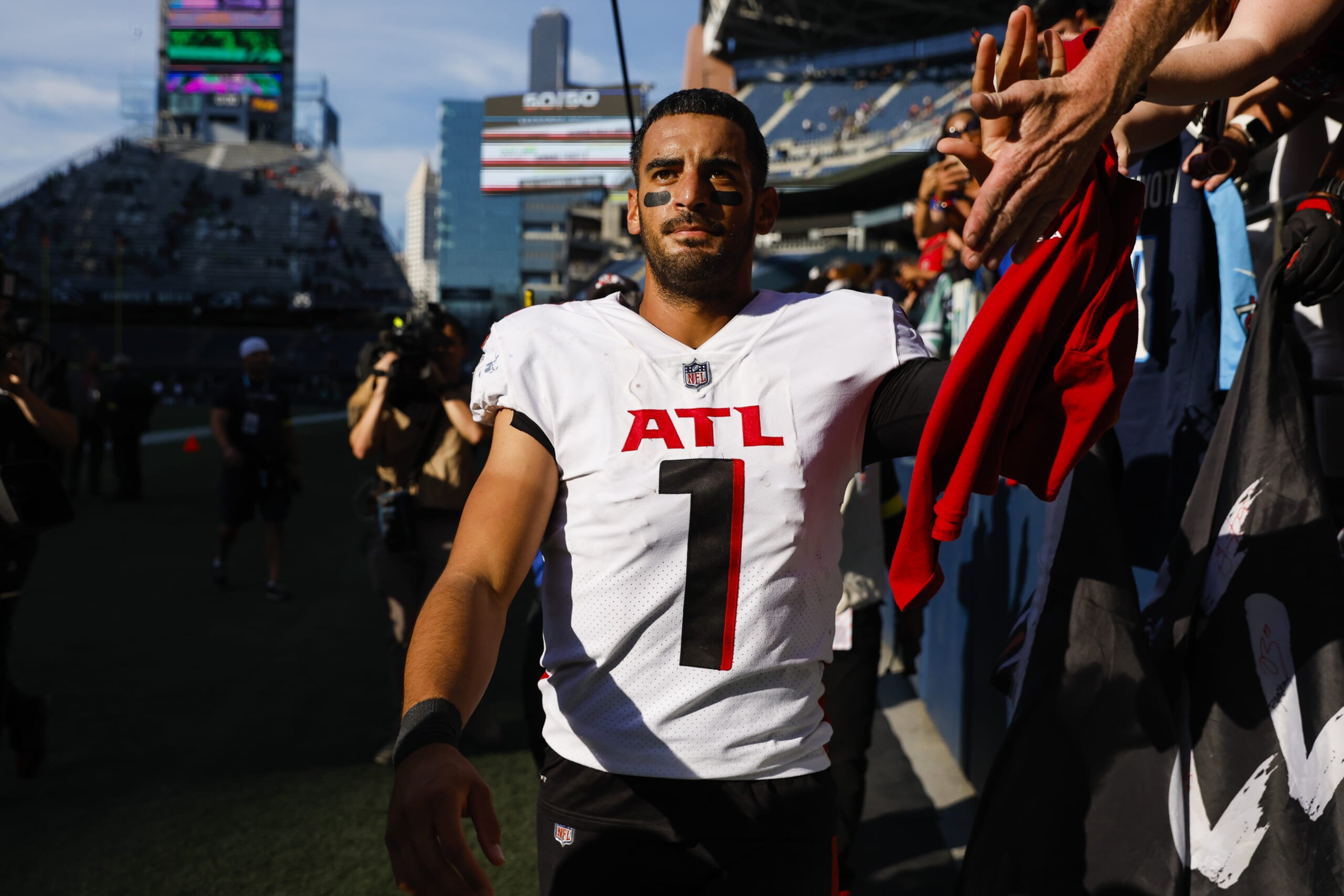 marcus mariota, atlanta falcons