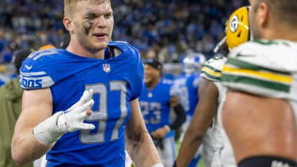 Detroit Lions’ Aidan Hutchinson makes NFL Rookie of the Year pitch with another interception