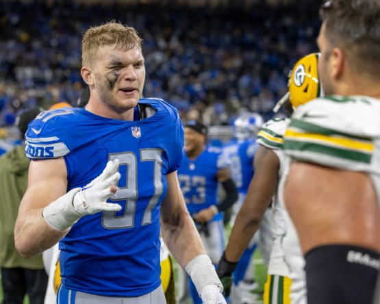 Detroit Lions' Aidan Hutchinson Finishes Second For Rookie