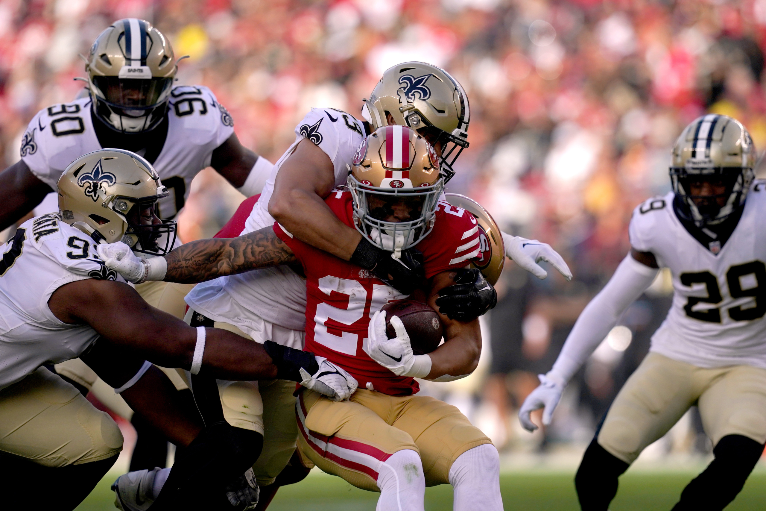 NFL: New Orleans Saints at San Francisco 49ers