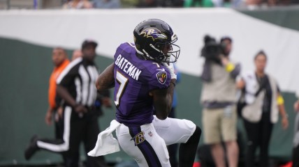 Photo] Rookie WR Rashod Bateman sports the Ravens purple for the