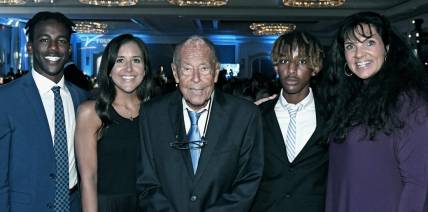 Nick Bollettieri with family from left, son Giovanni Bollettieri, daughter Alex Bollettieri, son Giacomo Bollettieri, and his wife Cindi Bollettieri. The mission of the annual Dick Vitale Gala's is to raise money for pediatric cancer research through the V Foundation for Cancer Research to help men, women and children diagnosed with cancer. This year the 2022, 17th Annual Dick Vitale Gala raises a record $11.1 million. For more information and how to donate visit v.org.

Sar Dick Vitale Gala 48