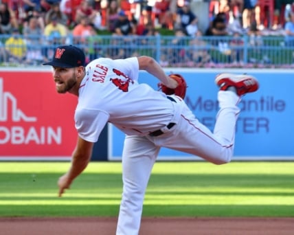 Boston Red Sox ace Chris Sale takes the pitcher's mound at Polar Park for a rehab start for the WooSox on Wednesday.

Spt Woosox Sale6 0707