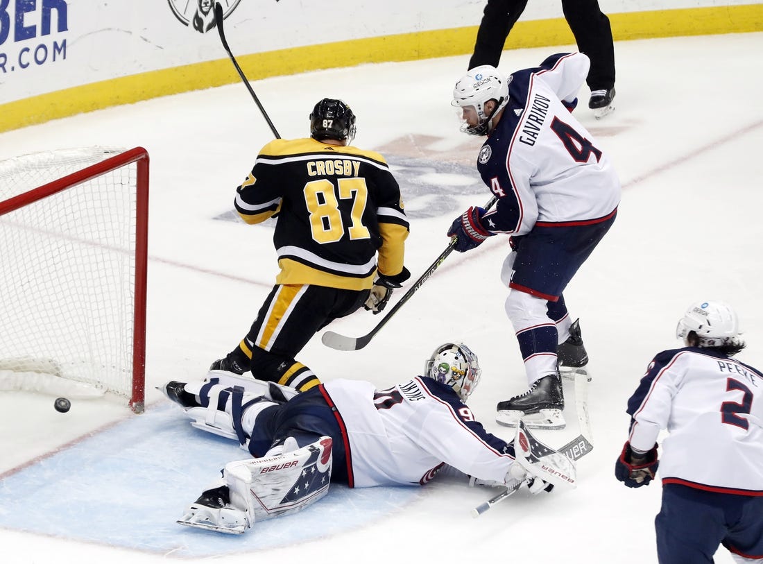 Sidney Crosby, Penguins Have Second-period Surge, Best Blue Jackets