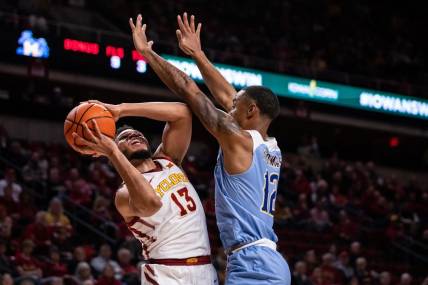 Iowa State's Jaren Holmes shoots the ball during the Iowa State men's basketball game against McNeese, on Sunday, Dec. 11, at Hilton Coliseum, in Ames.

1211 Isumbb 006 Jpg