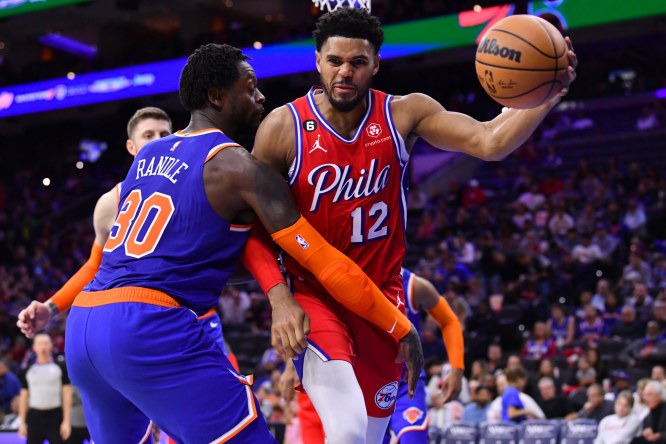 NBA: New York Knicks at Philadelphia 76ers