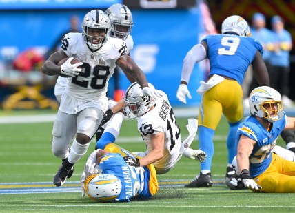 Las Vegas Raiders match up well against the Chargers, but they need a backup plan to spell Josh Jacobs