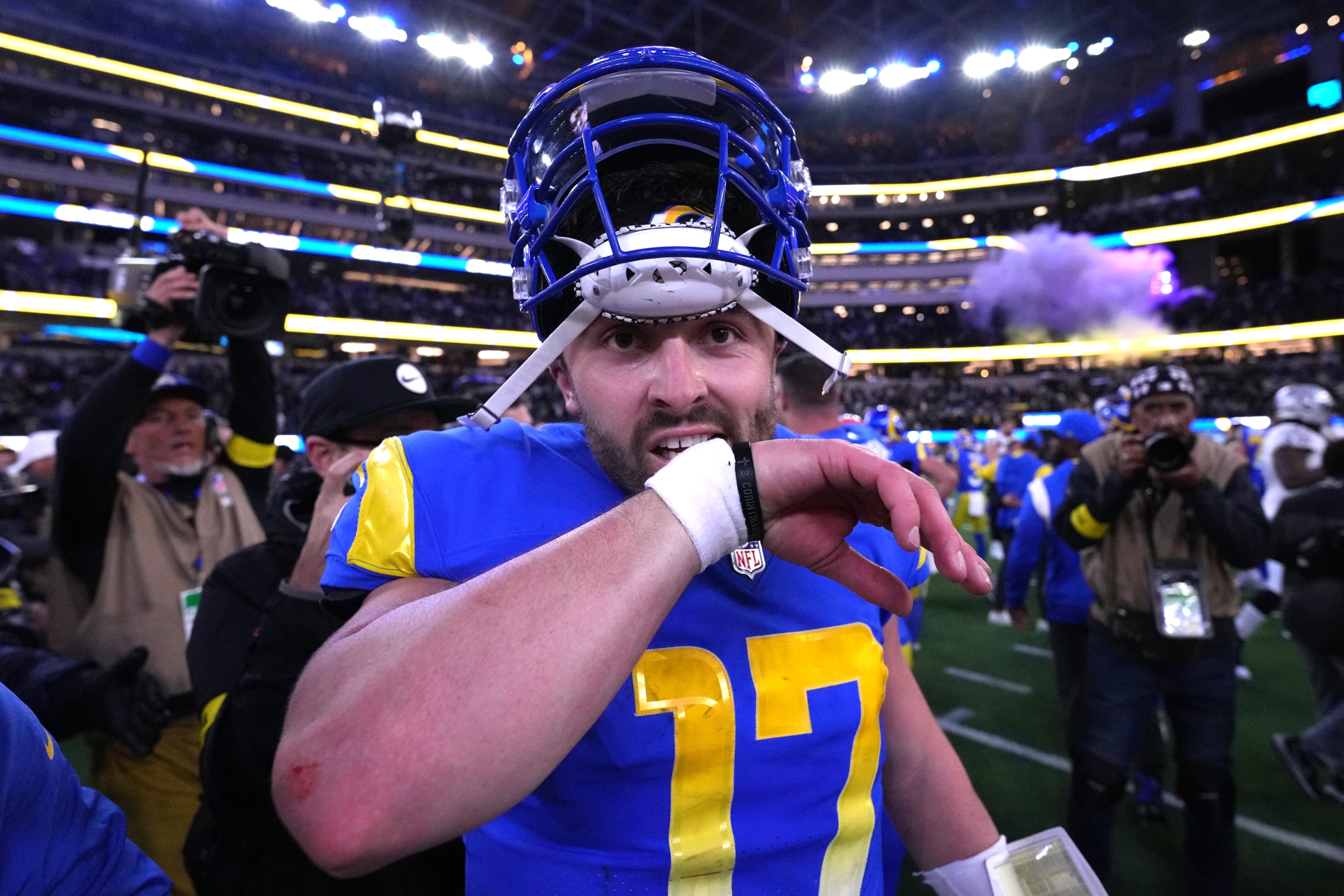 Los Angeles Rams’ Baker Mayfield earns top NFL honor days after landing with team