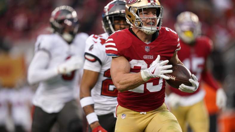 San Francisco 49ers running back Christian McCaffrey