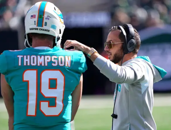 Dolphins QB Tua Tagovailoa out, rookie Skylar Thompson to start