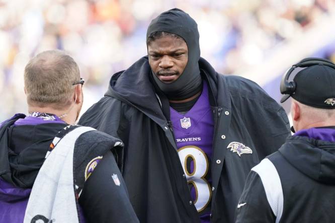 Report: Ravens QB Lamar Jackson faces 'uphill battle' for wild