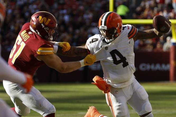 WATCH: Browns QB Deshaun Watson scores first touchdown of 2023 season