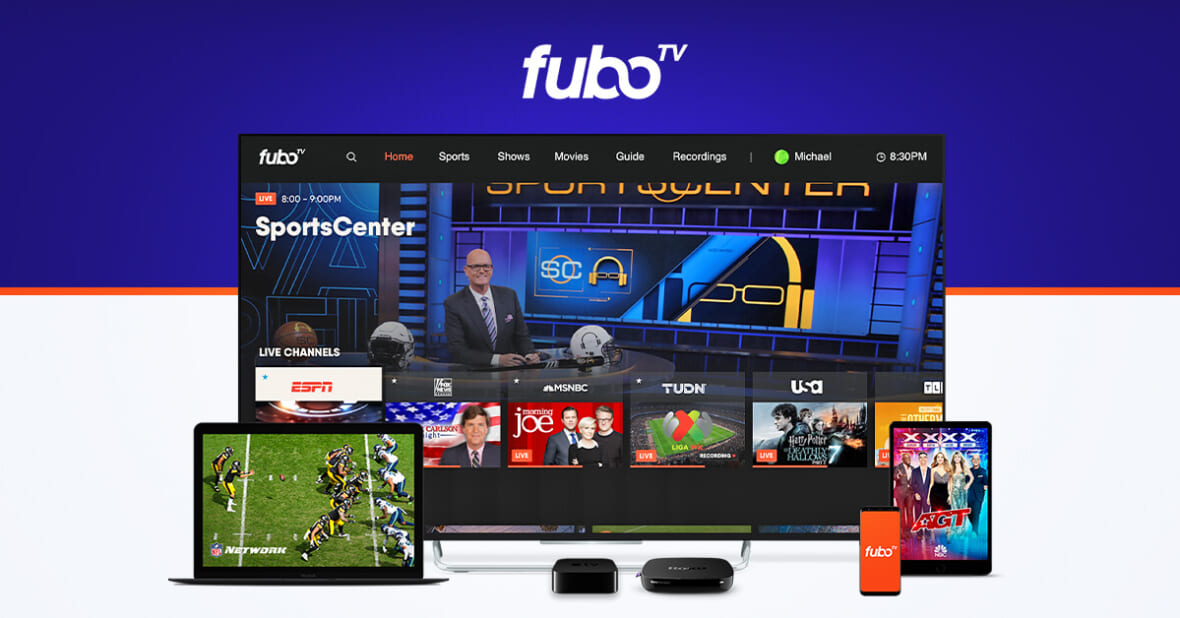 FuboTV device options