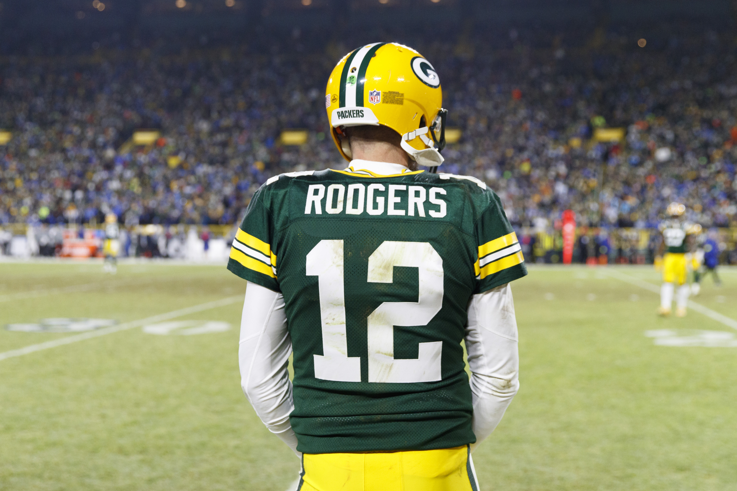 Aaron Rodgers denies jersey swap after loss to Lions, retirement