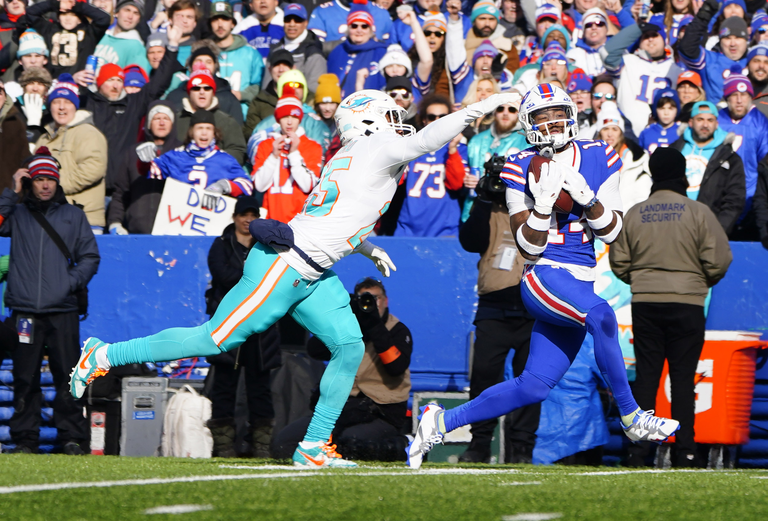 Bills playoff win over Dolphins ends with controversial call