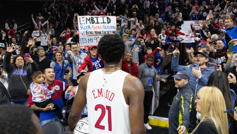 most points in a game: joel embiid, philadelphia 76ers