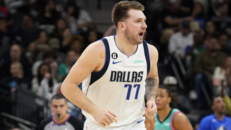 most points nba game: luka doncic