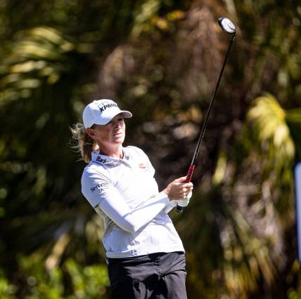 Stacy Lewis plays in the second round of the 2022 LPGA Drive On Championship at Crown Colony in Fort Myers on Friday, Feb. 4, 2022.  She finished 9 under.

Stacey3