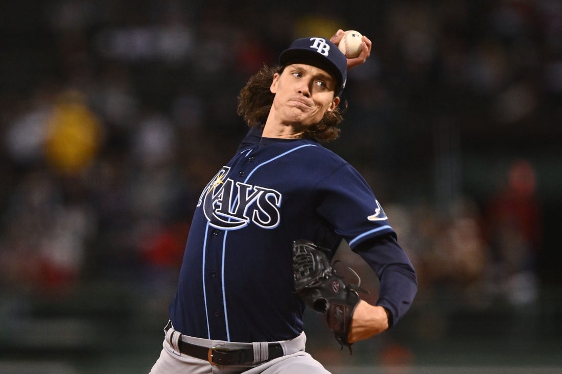 Rays' Tyler Glasnow sustains oblique injury during practice