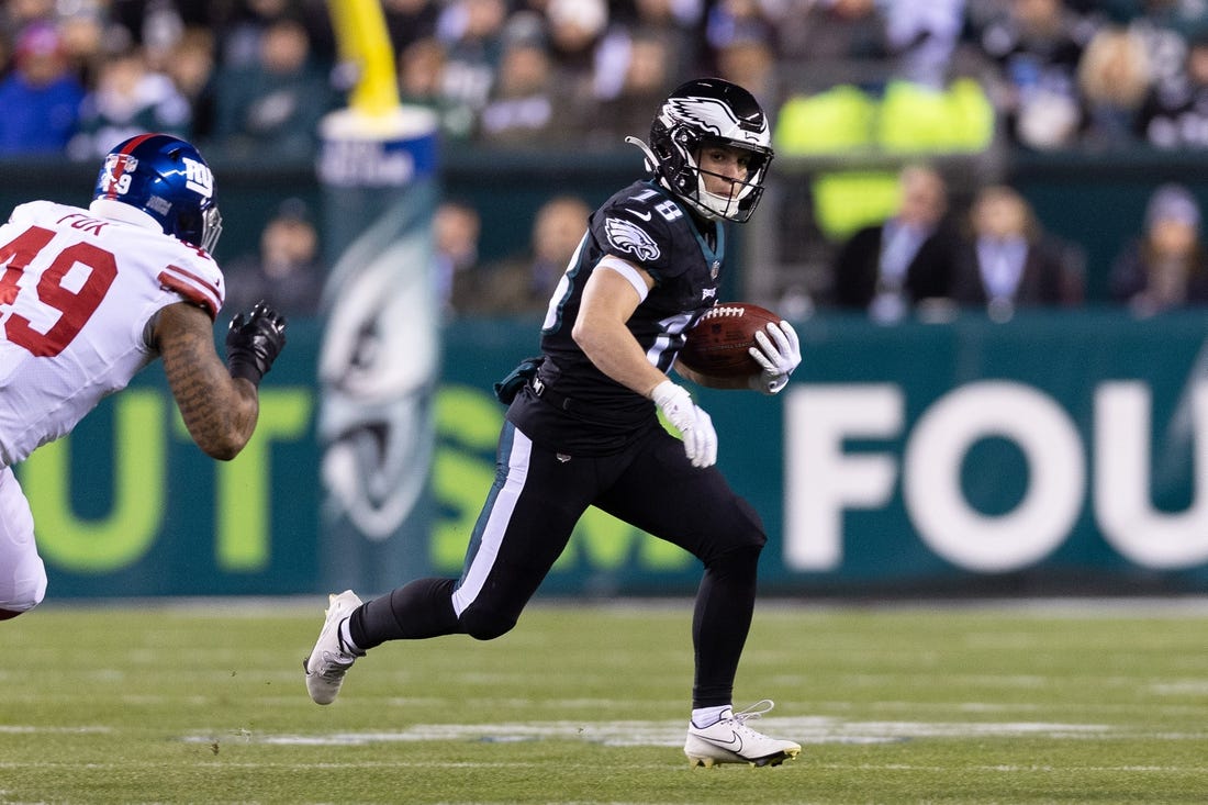 Britain Covey only Eagles player listed on final injury report
