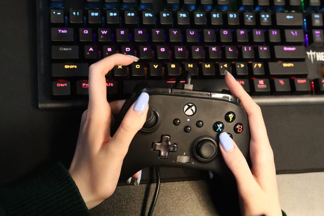 A student plays a video game during the Game Concepts class at St. Mark's High School's state-of-the-art esports arena in Wilmington, Fri., January 13, 2023. Game Concepts is offered to juniors and seniors.

P5 The Rise Of Esports 011323