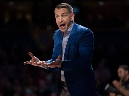 Nate Oats reacts to a call during the first half of the game against Vanderbilt at Memorial Gymnasium Tuesday, Jan. 17, 2023.

Ncaa Basketball Alabama At Vanderbilt

Syndication The Tennessean