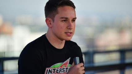 Christopher Bell addresses his recent comments about Joe Gibbs and dirt track racing