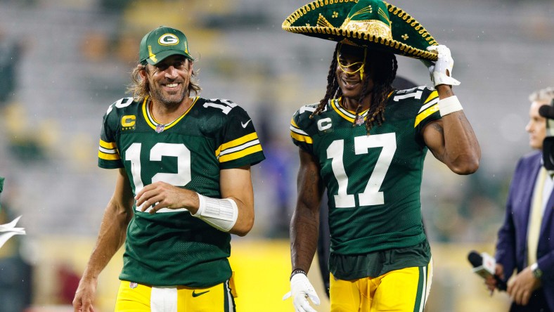 Davante Adams, Aaron Rodgers, Las Vegas Raiders