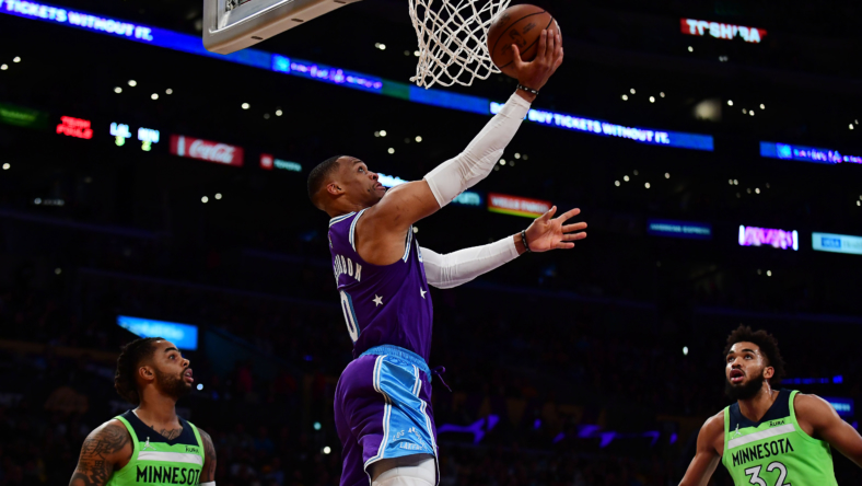 d'angelo russell, russell westbrook los angeles lakers trade