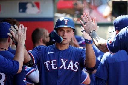 CASHING IN? Rangers shortstop Corey Seager was a huge acquisition in 2022, part of the big spending to rebuild the team over the past two seasons. Mandatory Credit: Kiyoshi Mio-USA TODAY Sports