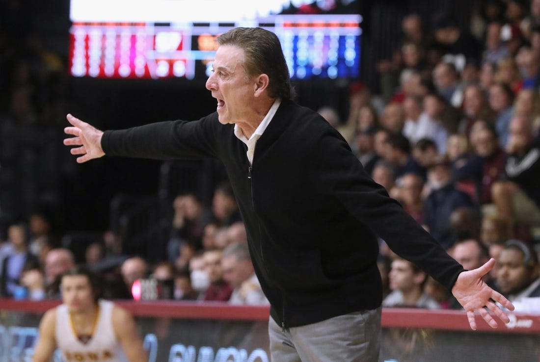 Iona head coach Rick Pitino during a game at Iona Nov. 7, 2022. Iona beat Penn 78-50.

College Basketball Penn At Iona