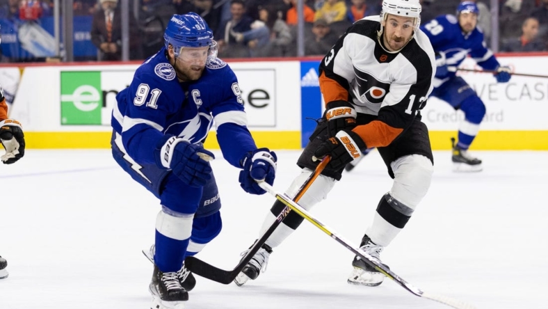 Lightning search for a spark, host Flyers