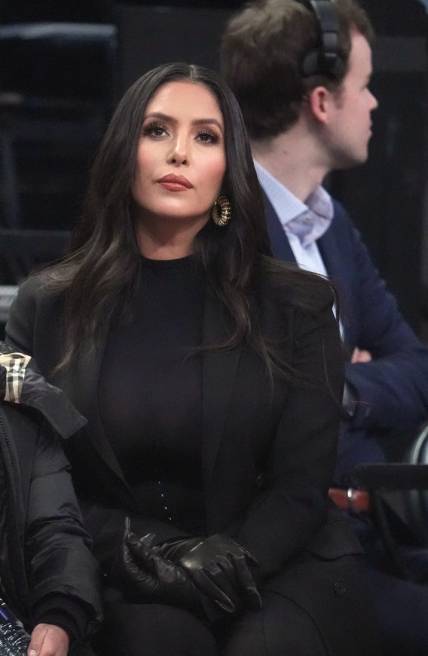 Feb 19, 2023; Salt Lake City, UT, USA; Vanessa Bryant in attendance in the 2023 NBA All-Star Game at Vivint Arena. Mandatory Credit: Kyle Terada-USA TODAY Sports