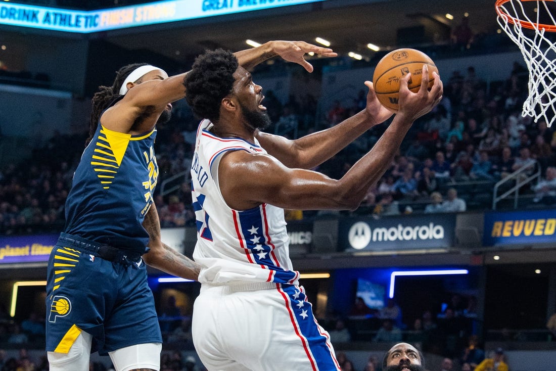 Joel Embiid Scores 42 As 76ers Hold Off Pacers In Shootout