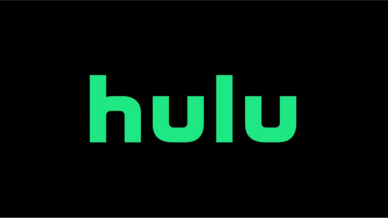 Hulu logo with black background; Hulu plans