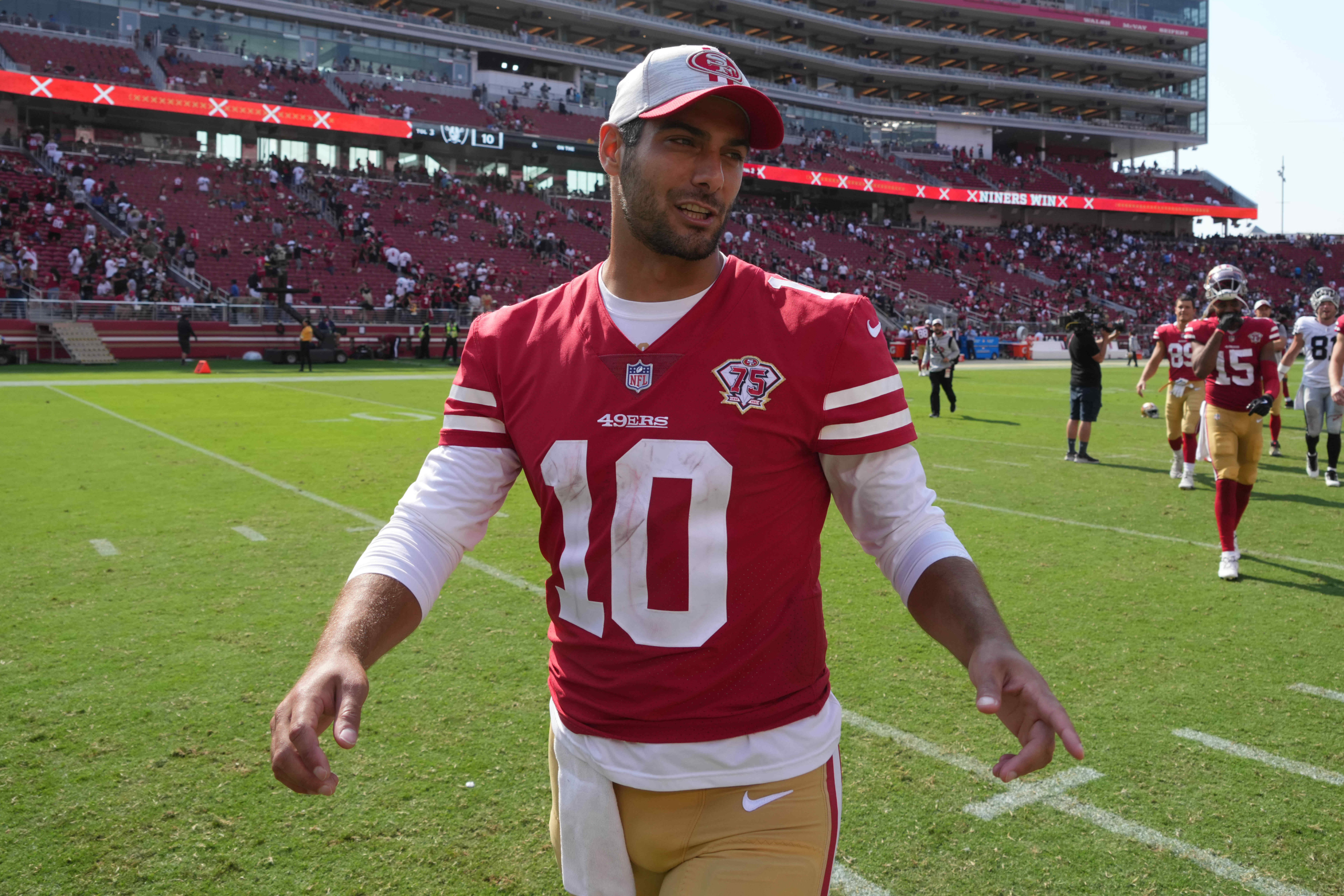 Raiders fill quarterback gap with reported signing of Jimmy Garoppolo, NFL