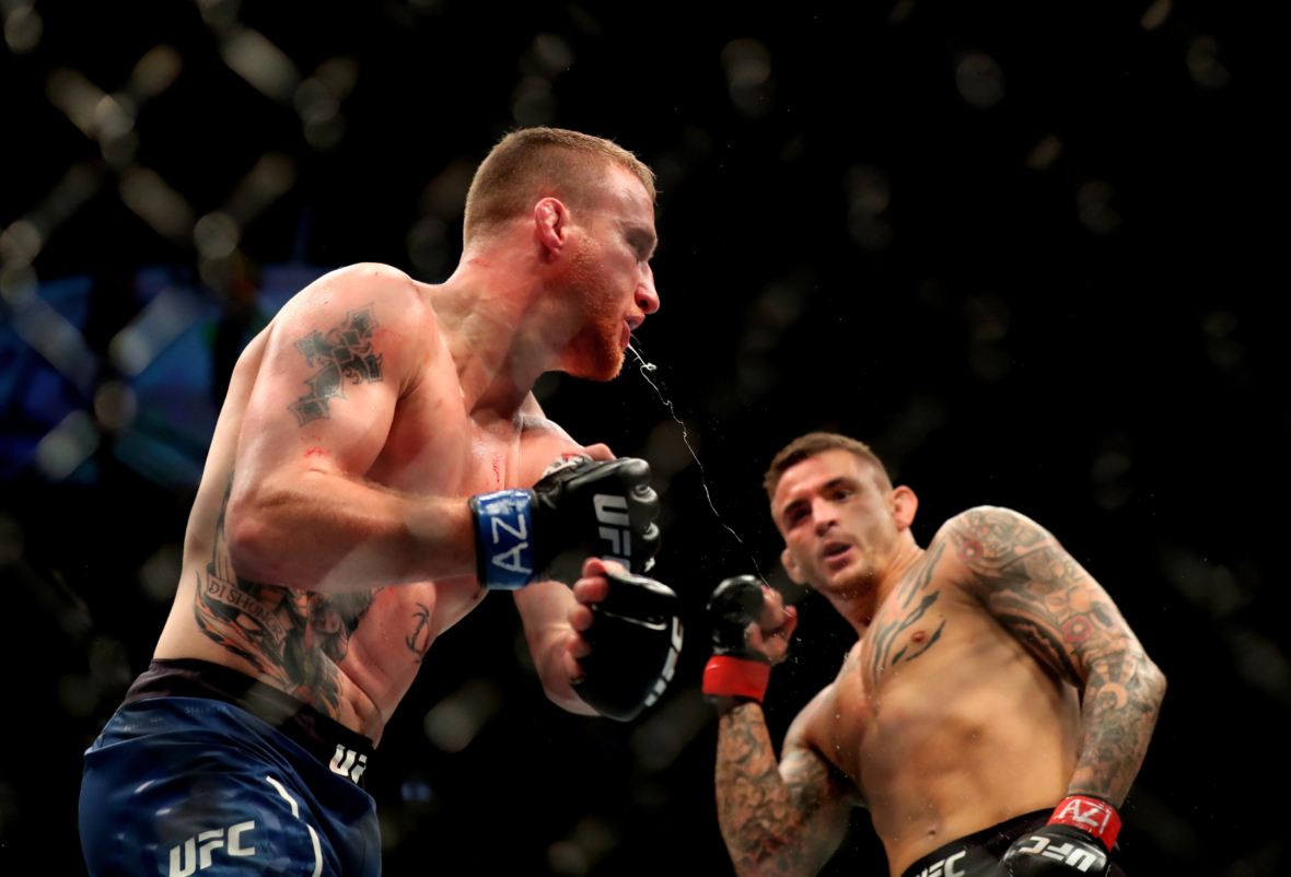 dustin poirier vs justin gaethje