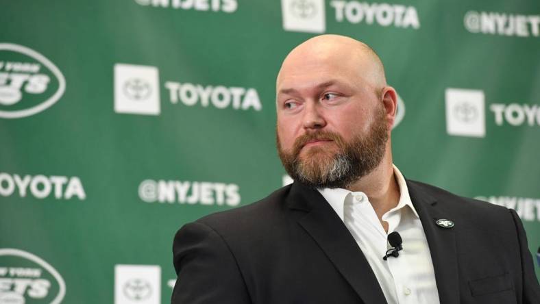 The Jets practice at the Atlantic Health Jets Training Center in Florham Park on Tuesday, June 11, 2019. General Manager Joe Douglas.

Delbarton Vs West Morris