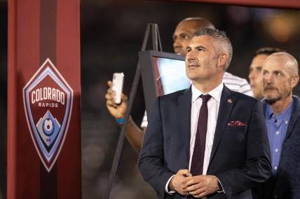 Sep 29, 2019; Commerce City, CO, USA; Colorado Rapids general manager Padraig Smith after the match against FC Dallas at Dick's Sporting Goods Park. Mandatory Credit: Isaiah J. Downing-USA TODAY Sports