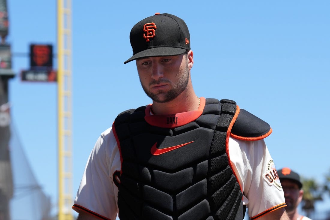 SF Giants: Joey Bart scratched from lineup with back tightness - Sports  Illustrated San Francisco Giants News, Analysis and More