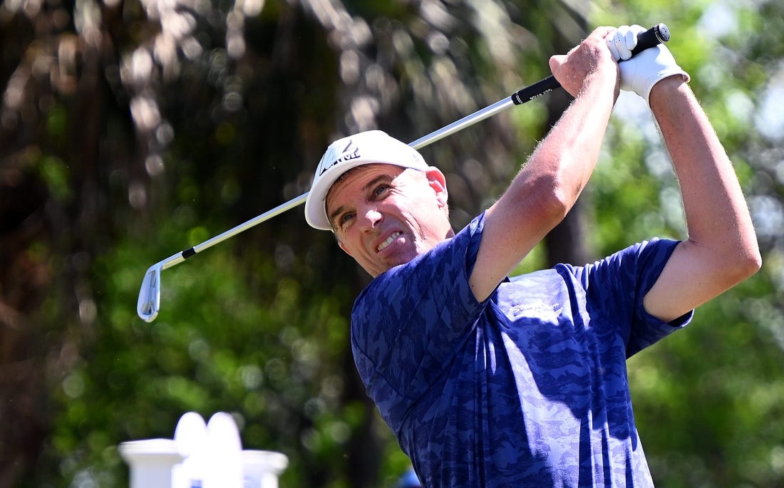 Steven Alker tees off  during the PGA Chubb Classic Golf tournament at the Tiburon Golf Club, Sunday, February 19th, 2022, in Naples, Fla. (Photo/Chris Tilley)

Flct1004