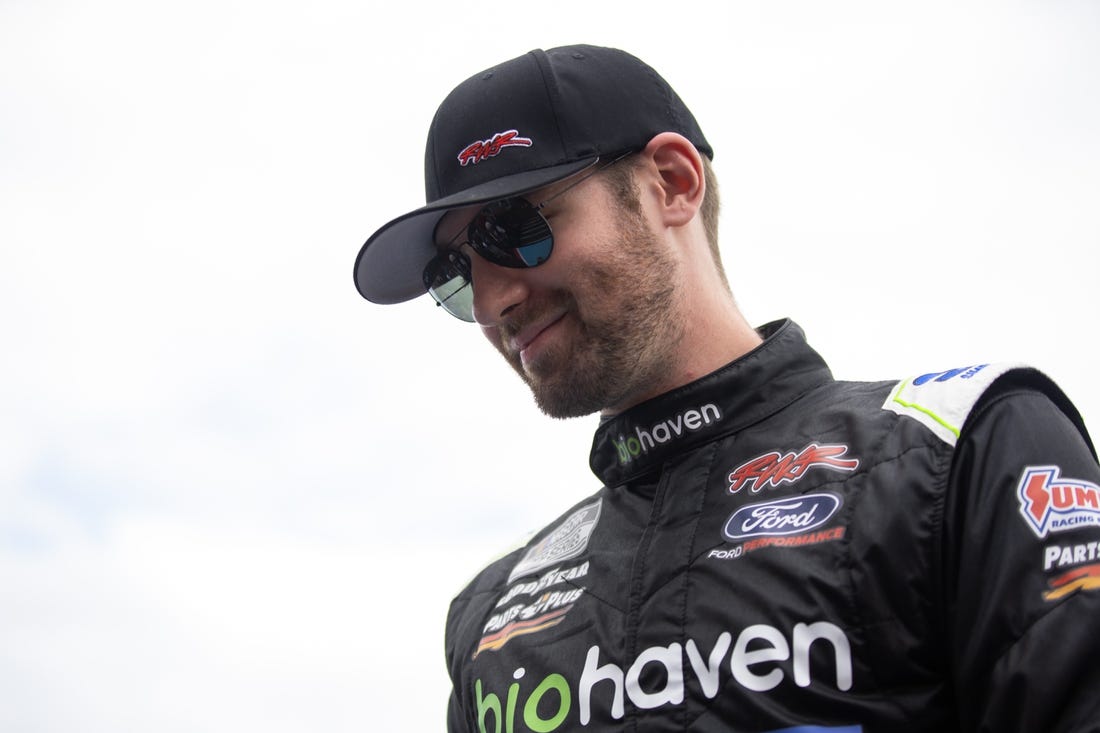 Feb 19, 2023; Daytona Beach, Florida, USA; NASCAR Cup Series driver Cody Ware (51) during the Daytona 500 at Daytona International Speedway. Mandatory Credit: Mark J. Rebilas-USA TODAY Sports