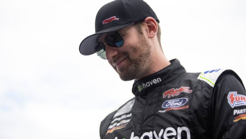 Feb 19, 2023; Daytona Beach, Florida, USA; NASCAR Cup Series driver Cody Ware (51) during the Daytona 500 at Daytona International Speedway. Mandatory Credit: Mark J. Rebilas-USA TODAY Sports