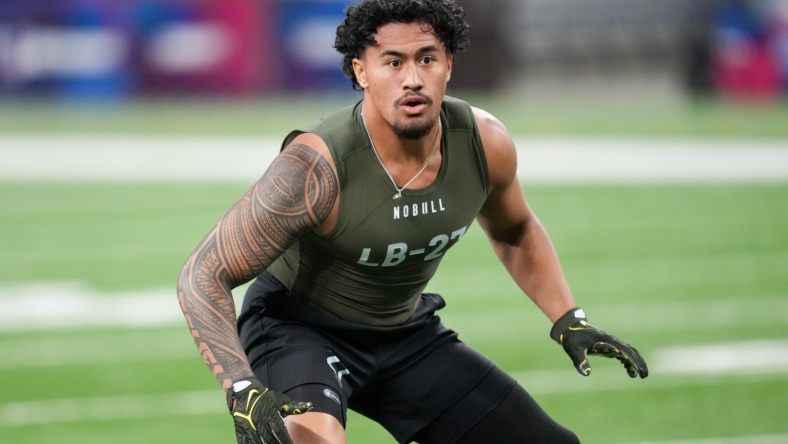 2023 cleveland browns mock draft; noah sewell, oregon