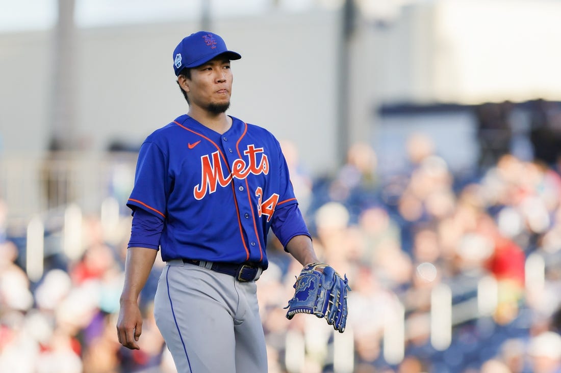 Senga pitches Mets past Marlins 5-2 in Citi Field debut - The San