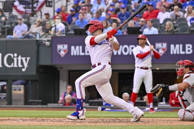 Texas Rangers manager Bruce Bochy leads the Rangers to a sweep of the  Phillies