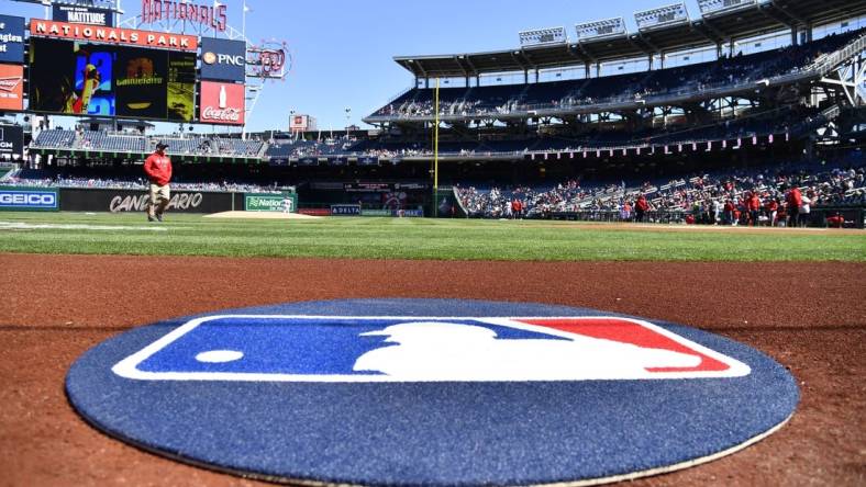 Apr 2, 2023; Washington, District of Columbia, USA; General view of Nationals Park before the game between the Washington Nationals and the Atlanta Braves at Nationals Park. Mandatory Credit: Brad Mills-USA TODAY Sports