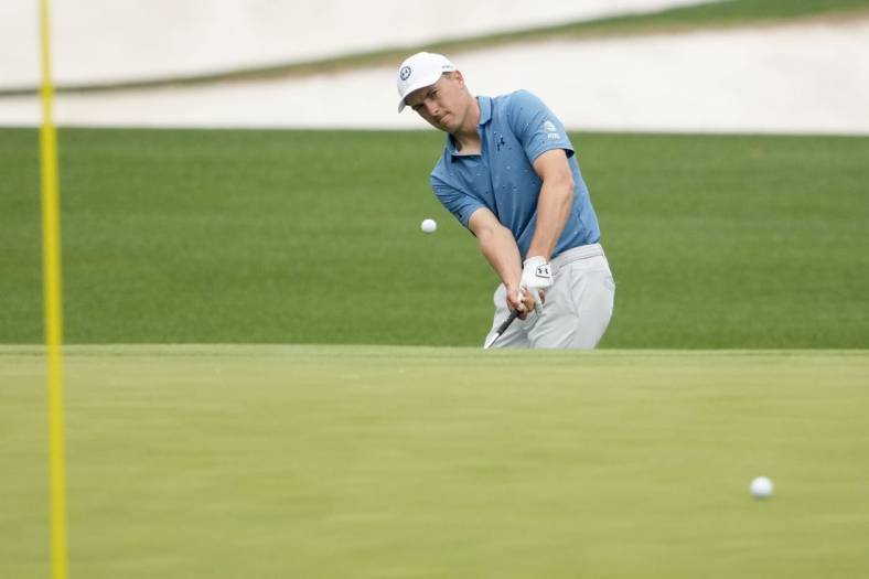 Jordan Spieth the Masters at Augusta National Golf Club April 10