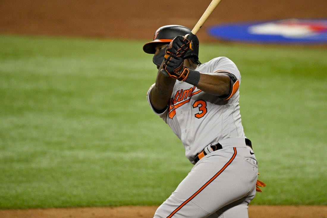 Photo: Baltimore Orioles Jorge Mateo Hits Solo Home Run